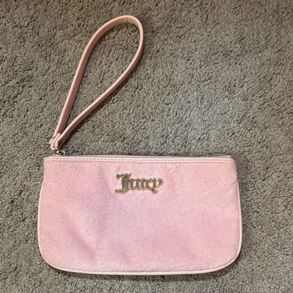 Juicy Couture Blush Pink Wristlet
